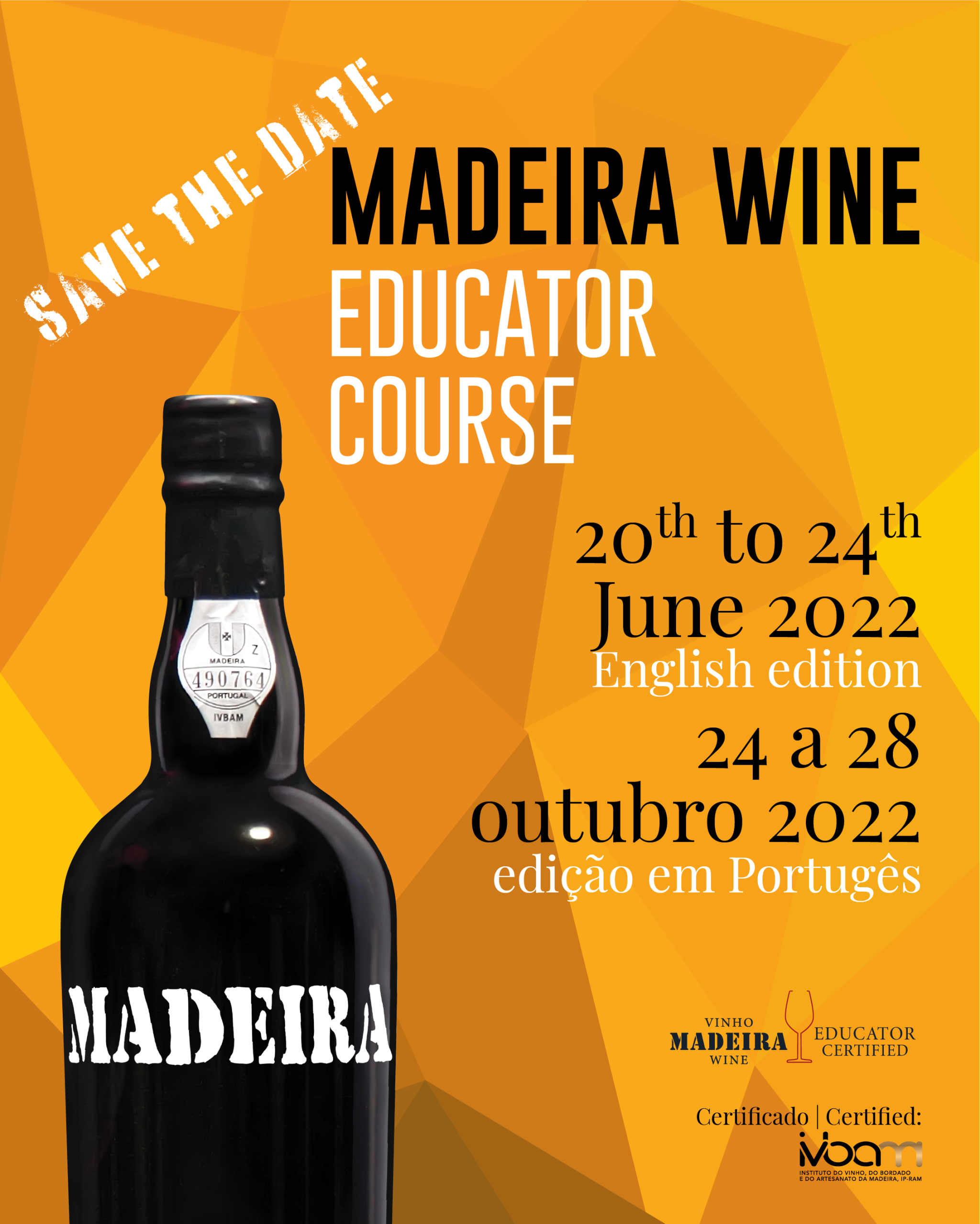Madeira Wine Educator Course - Edição em Português