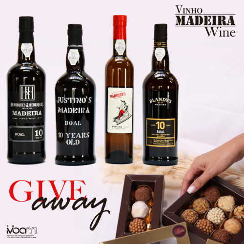 IVBAM promove sorteio no Instagram com Vinho Madeira e Chocolate