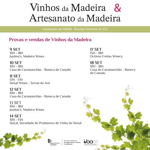 Provas e vendas de Vinhos da Madeira