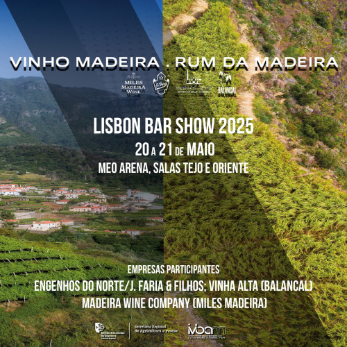 Vinho e Rum da Madeira promovidos no Lisbon Bar Show, com o apoio do IVBAM