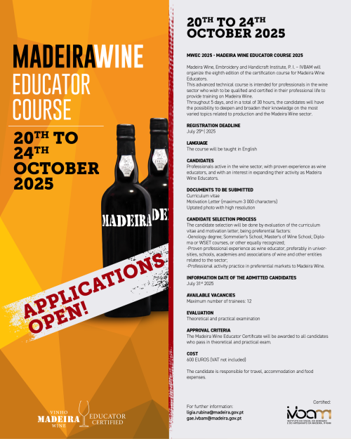 Madeira Wine Educator Course - Edição em Inglês