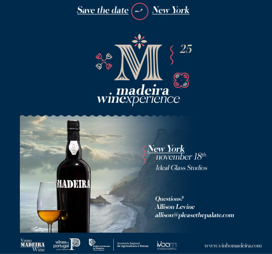 Save the date Madeira Wine Experience Nova Iorque 2025
