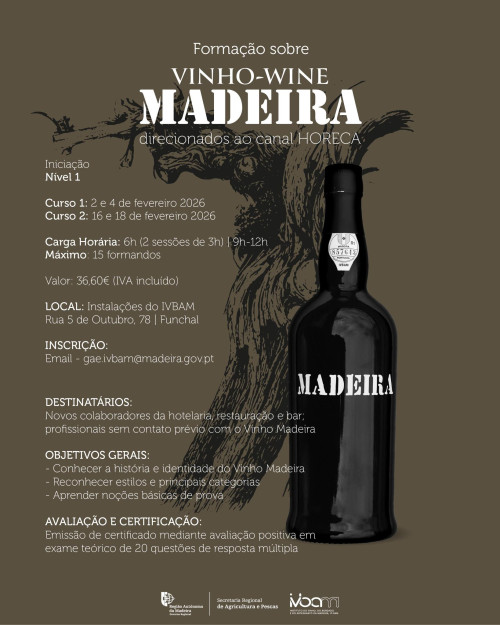 CURSO SOBRE VINHO MADEIRA